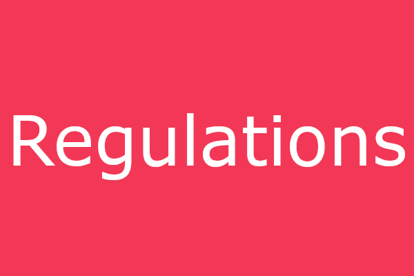 Regulations Button